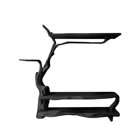 Arboris Root Tree-Shaped Solid Wood Entryway Organizer Black - Timberustic Entryway Organizer
