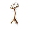 Arboris Sculpted Solid Wood Tree Coat Rack Brown - Timberustic Tree Coat Rack