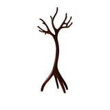 Arboris Sculpted Solid Wood Tree Coat Rack Dark Walnut - Timberustic Tree Coat Rack