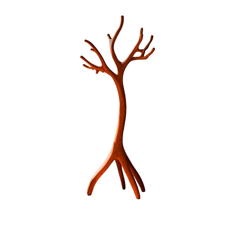 Arboris Sculpted Solid Wood Tree Coat Rack Mahogany - Timberustic Tree Coat Rack