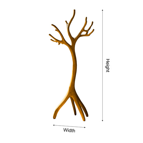 Arboris Sculpted Solid Wood Tree Coat Rack - Timberustic Tree Coat Rack