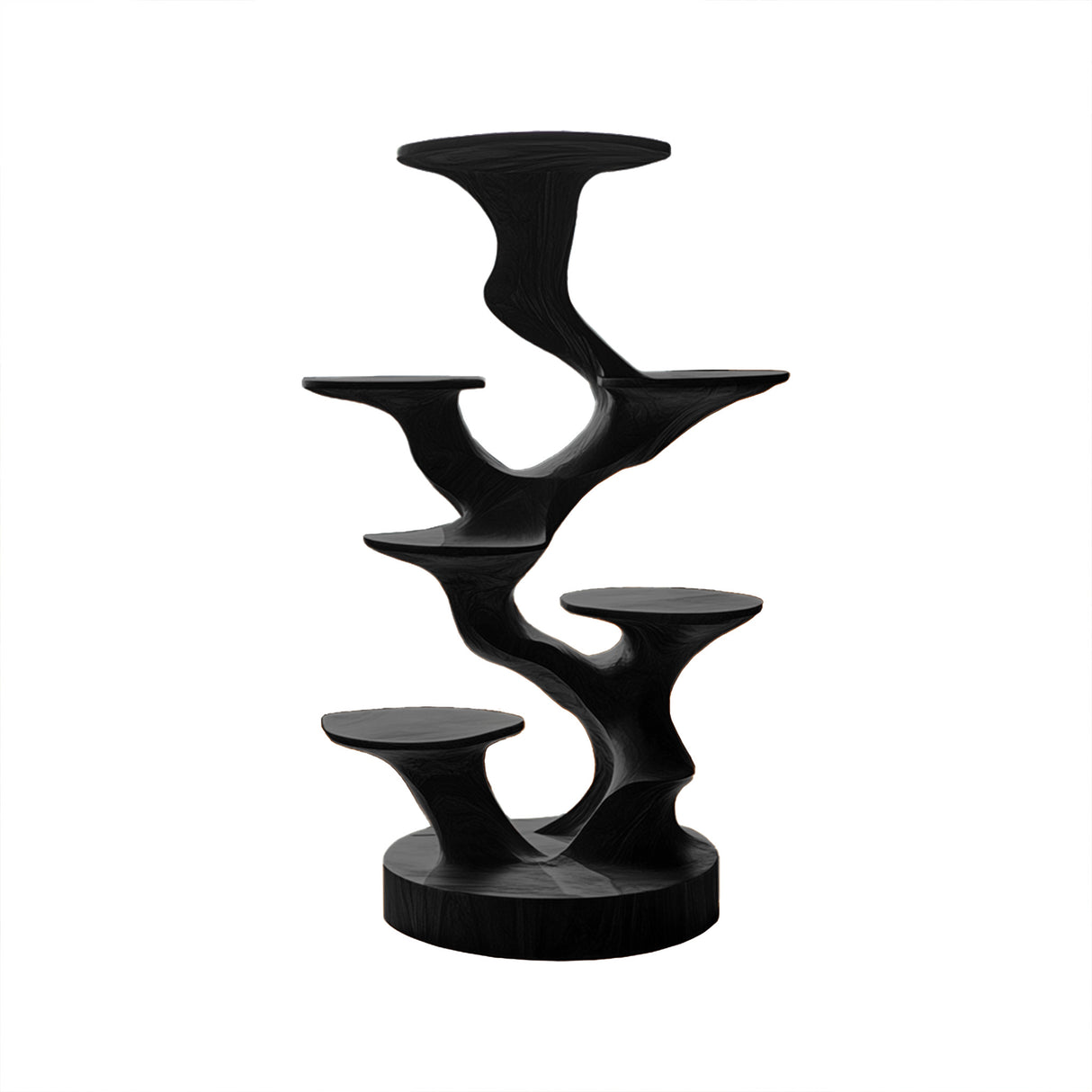 Arboris Solid Wood Tree-Inspired Cat Tree Shelf Black - Timberustic Tree-Inspired Cat Tree Shelf