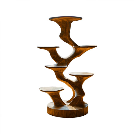 Arboris Solid Wood Tree-Inspired Cat Tree Shelf Brown - Timberustic Tree-Inspired Cat Tree Shelf