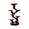 Arboris Solid Wood Tree-Inspired Cat Tree Shelf Dark Walnut - Timberustic Tree-Inspired Cat Tree Shelf