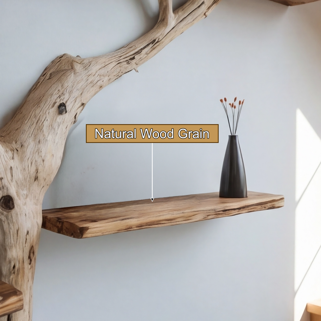 Arboris Tree-Form Sculptural Bookshelf - Timberustic Tree Bookshelf