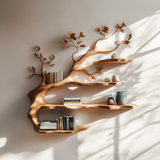 Arborlyn Handcrafted Tree-Inspired Wooden Bookshelf
