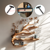 Arborlyn Handcrafted Tree-Inspired Wooden Bookshelf - Timberustic Tree Bookshelf