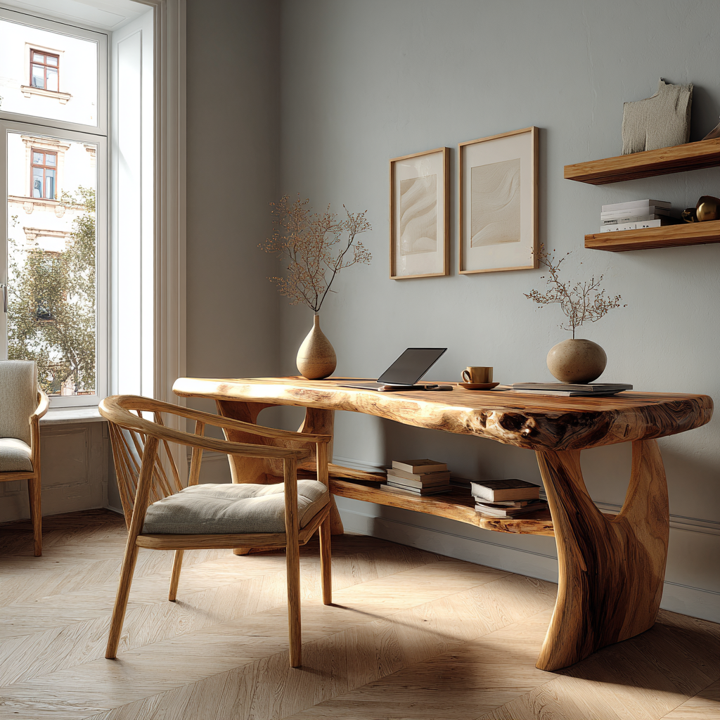 Arborwave Live Edge Solid Wood Desk