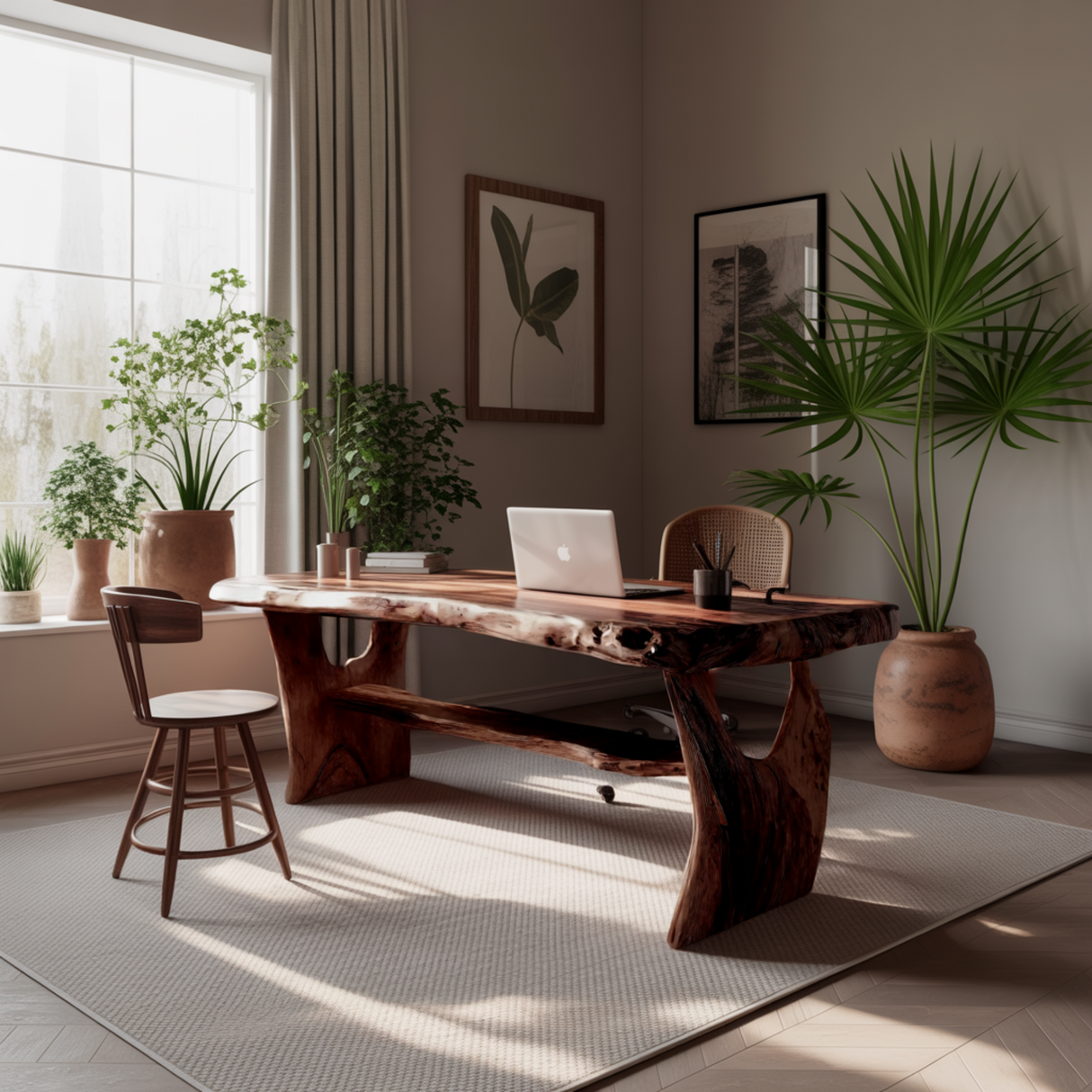 Arborwave Live Edge Solid Wood Desk