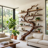 Arborwyn Sculpted Solid Wood Tree Bookshelf - Timberustic Tree Bookshelf