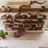 Arborwyn Sculpted Solid Wood Tree Bookshelf - Timberustic Tree Bookshelf