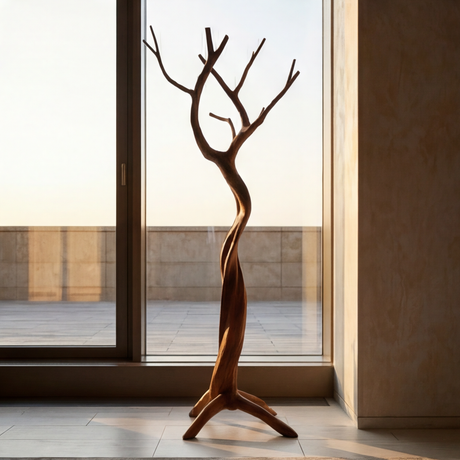 Arborwyn Sculpted Solid Wood Tree Coat Rack - Timberustic Tree Coat Rack