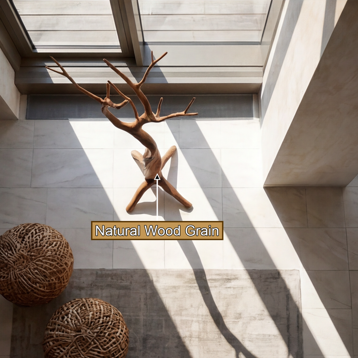 Arborwyn Sculpted Solid Wood Tree Coat Rack - Timberustic Tree Coat Rack