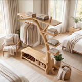 Arbrelis Handcrafted Solid Wood Entryway Organizer