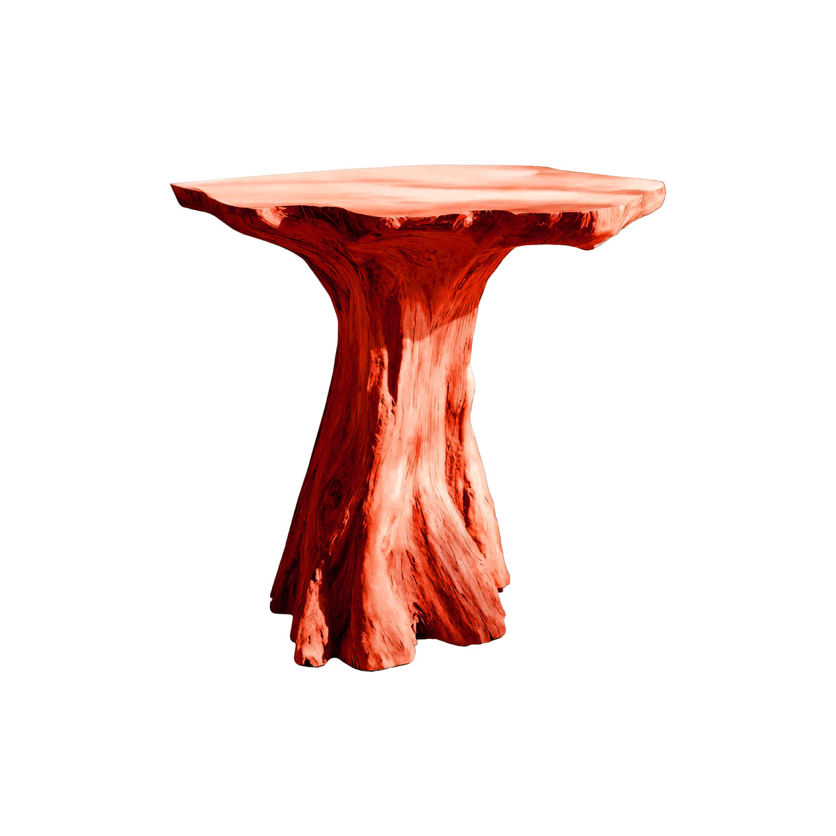 Arden Sculpted Solid Wood Pedestal Vanity Mahogany - TimbeRustic Pedestal Vanity