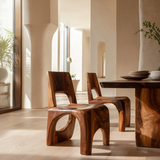 Arden Void Solid Wood Dining Chair - Timberustic Dining Chair