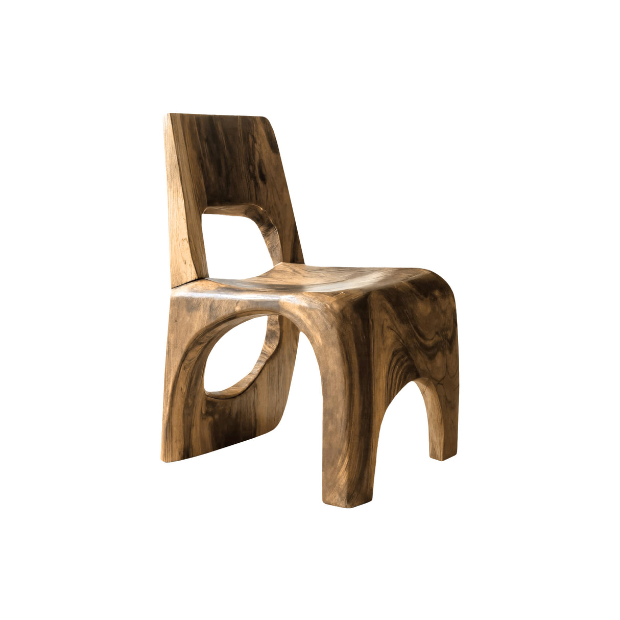 Arden Void Solid Wood Dining Chair Natural Oak - Timberustic Dining Chair