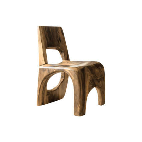 Arden Void Solid Wood Dining Chair Natural Oak - Timberustic Dining Chair