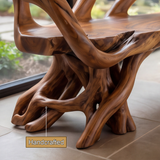 Ardencrest Sculpted Solid Wood Outdoor Bench - Timberustic Bench