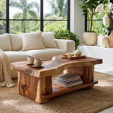 Ardenmere Live Edge Solid Wood Coffee Table SPA938778 - Timberustic Coffee Table