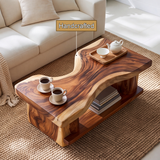Ardenmere Live Edge Solid Wood Coffee Table SPA938778 - Timberustic Coffee Table