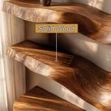 Ardessa Sculpted Solid Wood Floating Shelf SPA359392 - Timberustic Floating Shelf