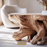 Ardorin Live Edge Solid Wood Coffee Table SPA253142 - Timberustic Coffee Table