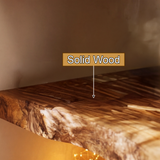 Ardorin Live Edge Solid Wood Floating Shelf SPA846446 - Timberustic Floating Shelf