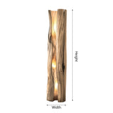 Ardorin Live Edge Solid Wood Floor Lamp - Timberustic Floor Lamp