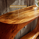 Ardorin Sculpted Solid Wood Console Table - Timberustic Console Table