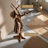 Ardoven Sculpted Solid Wood Tree Coat Rack - Timberustic Tree Coat Rack