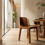 Arelis Flow Solid Wood Dining Chair - Timberustic Dining Chair