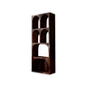 Arvela Sculpted Solid Wood Decorative Bookshelf Dark Walnut - Timberustic Decorative Bookshelf