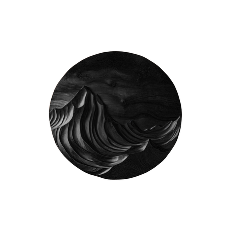 Arvella Sculpted Solid Wood Wall Art Black - Timberustic Wall Art