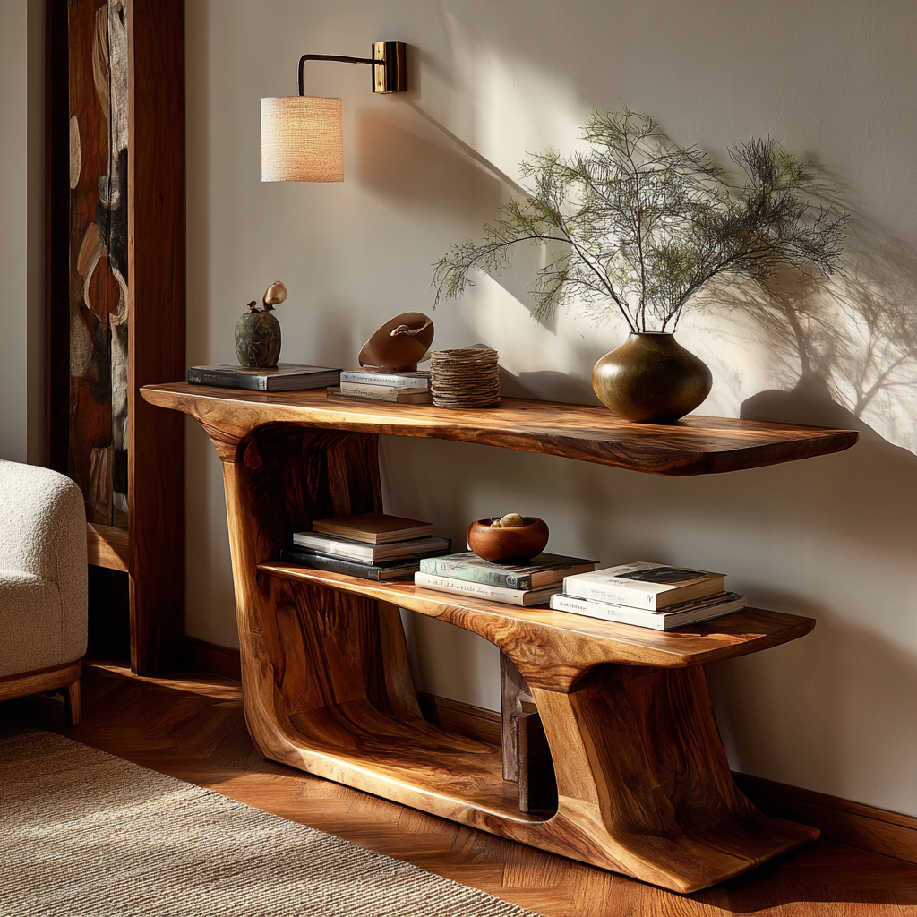 Arven Live Edge Solid Wood Console Table - Timberustic Console Table