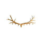 Arven Sculpted Solid Wood Wall Hook Rack Natural Oak - Timberustic Wall Hook Rack