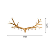 Arven Sculpted Solid Wood Wall Hook Rack - Timberustic Wall Hook Rack