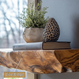 Arveth Live Edge Solid Wood Floating Shelf SPA205208 - Timberustic Floating Shelf