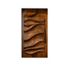Arvexa Sculpted Solid Wood Rectangular Single Door Brown - Timberustic Door
