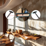 Arvion Sculpted Solid Wood Floating Shelf SPA963205 - Timberustic Floating Shelf