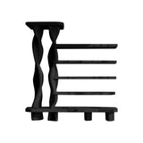 Arvion Twist Solid Sculpture Wood Bookshelf