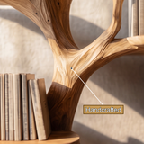 Ashgrove Handcrafted Solid Wood Tree Bookshelf - Timberustic Tree Bookshelf