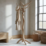 Astergrove Sculpted Solid Wood Tree Coat Rack - Timberustic Tree Coat Rack