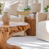 Asterion Sculpted Solid Wood Coffee Table SPA267541 - Timberustic Coffee Table