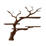 Asteroak Handcrafted Solid Wood Tree Bookshelf