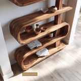 Asteron Handcrafted Solid Wood Bookshelf - Timberustic Bookshelf