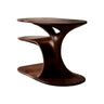 Audelle Fluid Form Solid Wood Record Player Stand