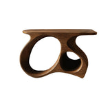 Auraline Organic Sculpted Record Player Stand With Storage