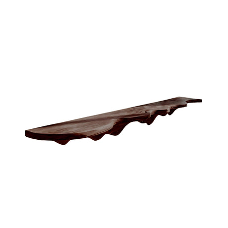 Auralis Live Edge Solid Wood Floating Shelf