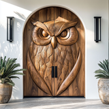 Auralith Handcrafted Solid Wood Arched Double Doors - Timberustic Door